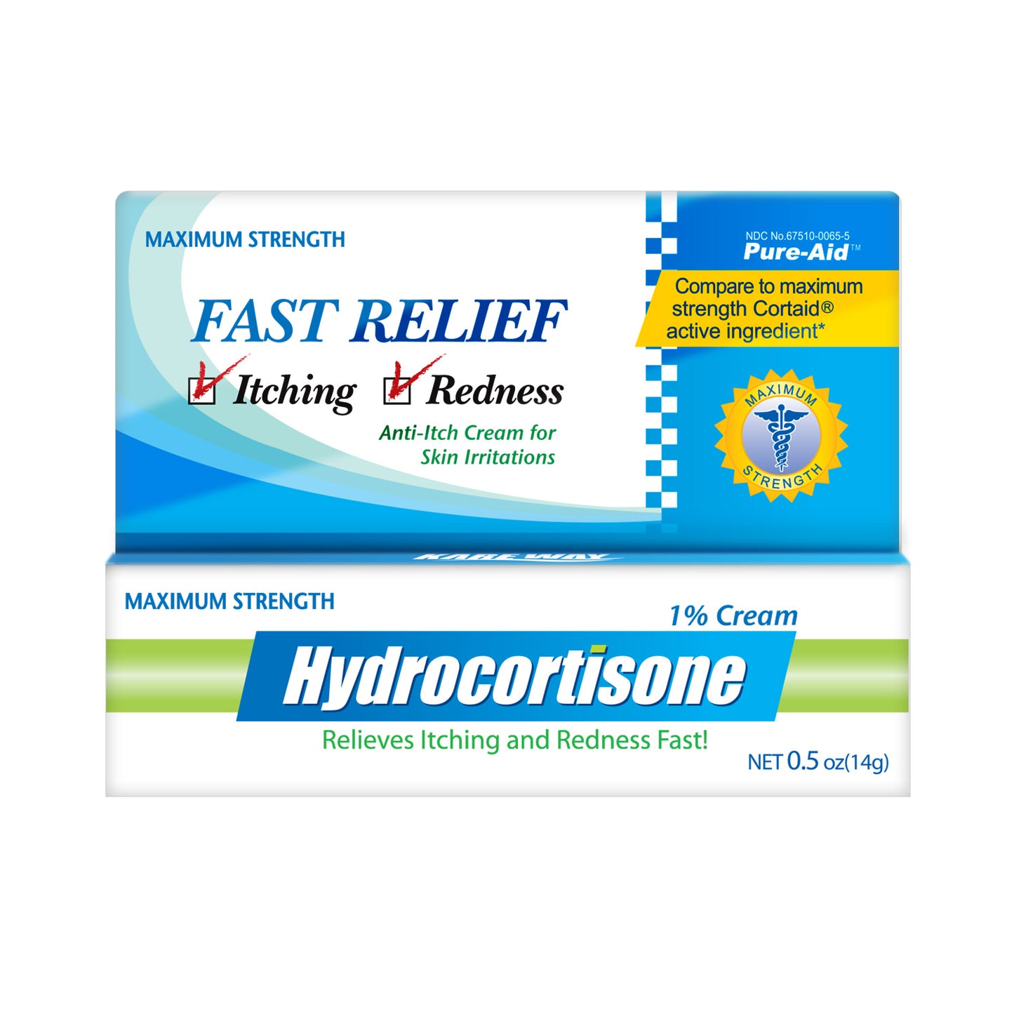 Pure-Aid Hydrocortisone 1% Cream | 0.5oz