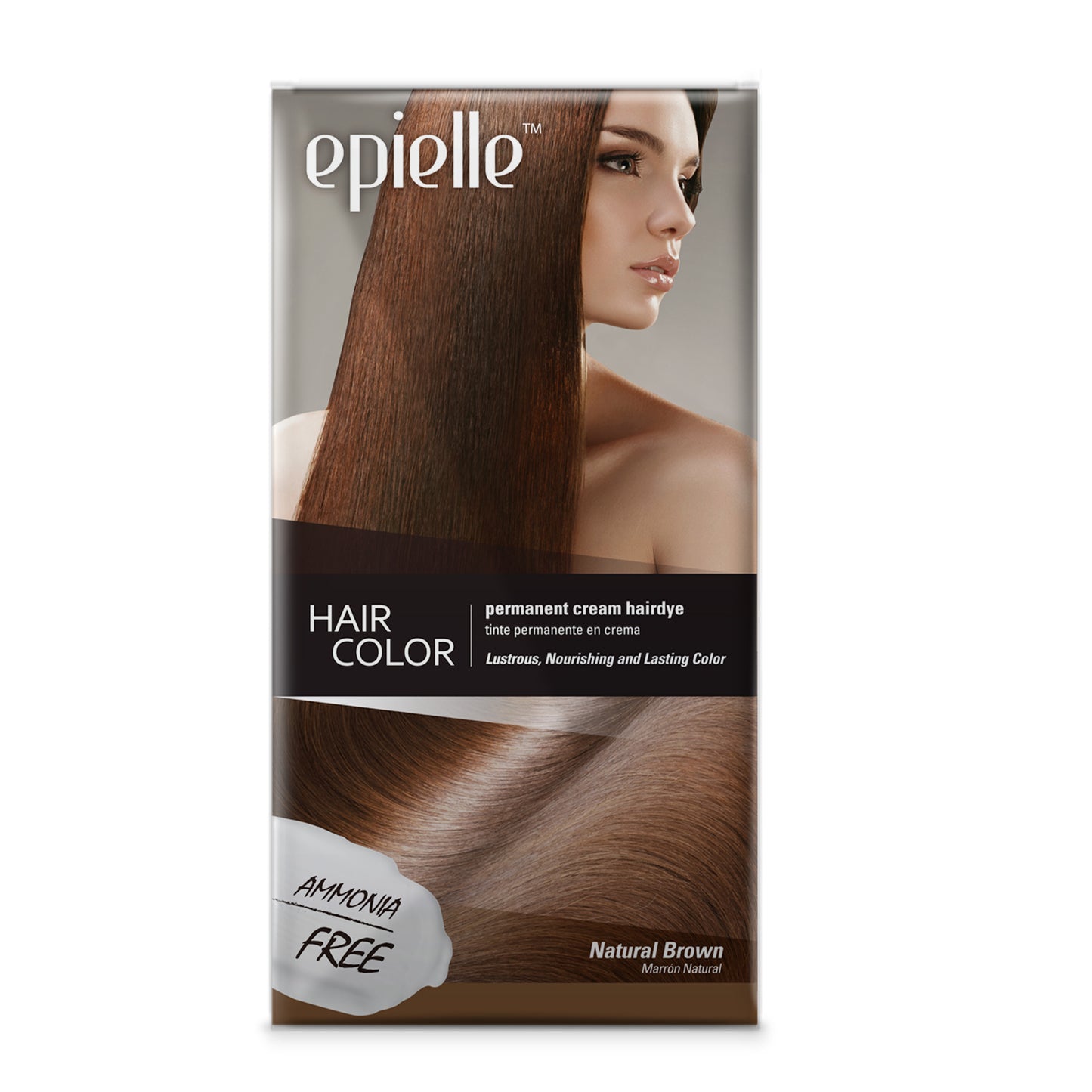 epielle Hair Dye Color for Women - Natural Brown