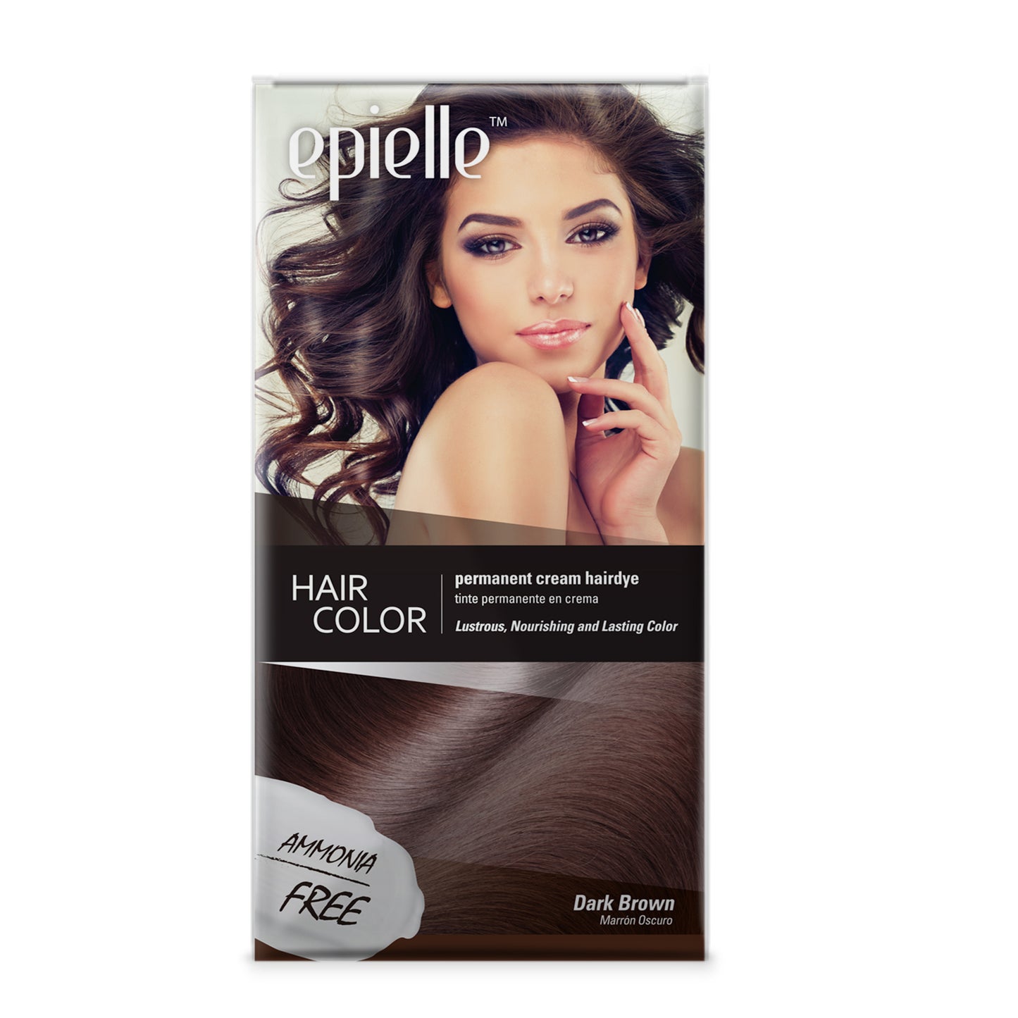 epielle Hair Dye Color for Women - Dark Brown