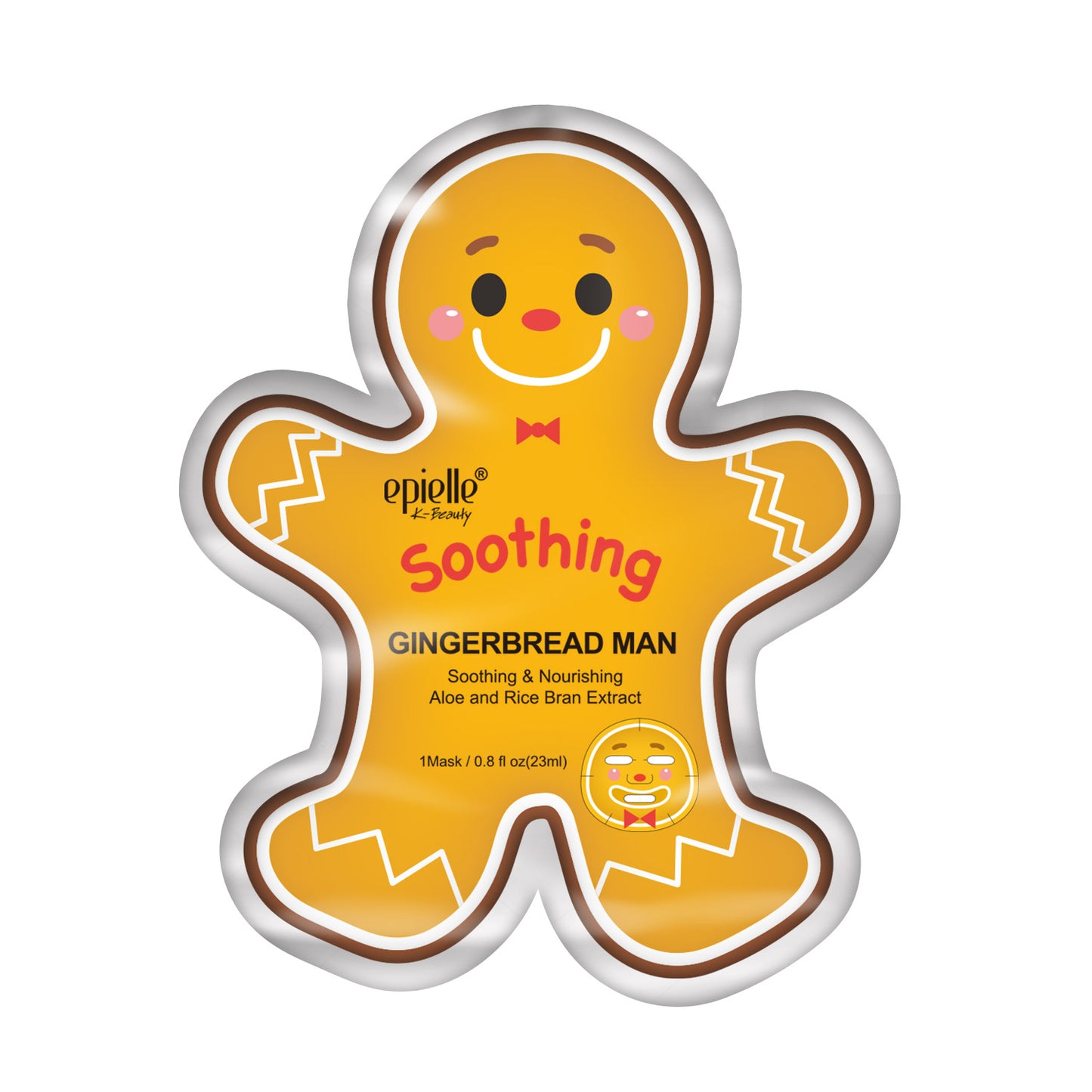 epielle Soothing Gingerbread Man Character Mask