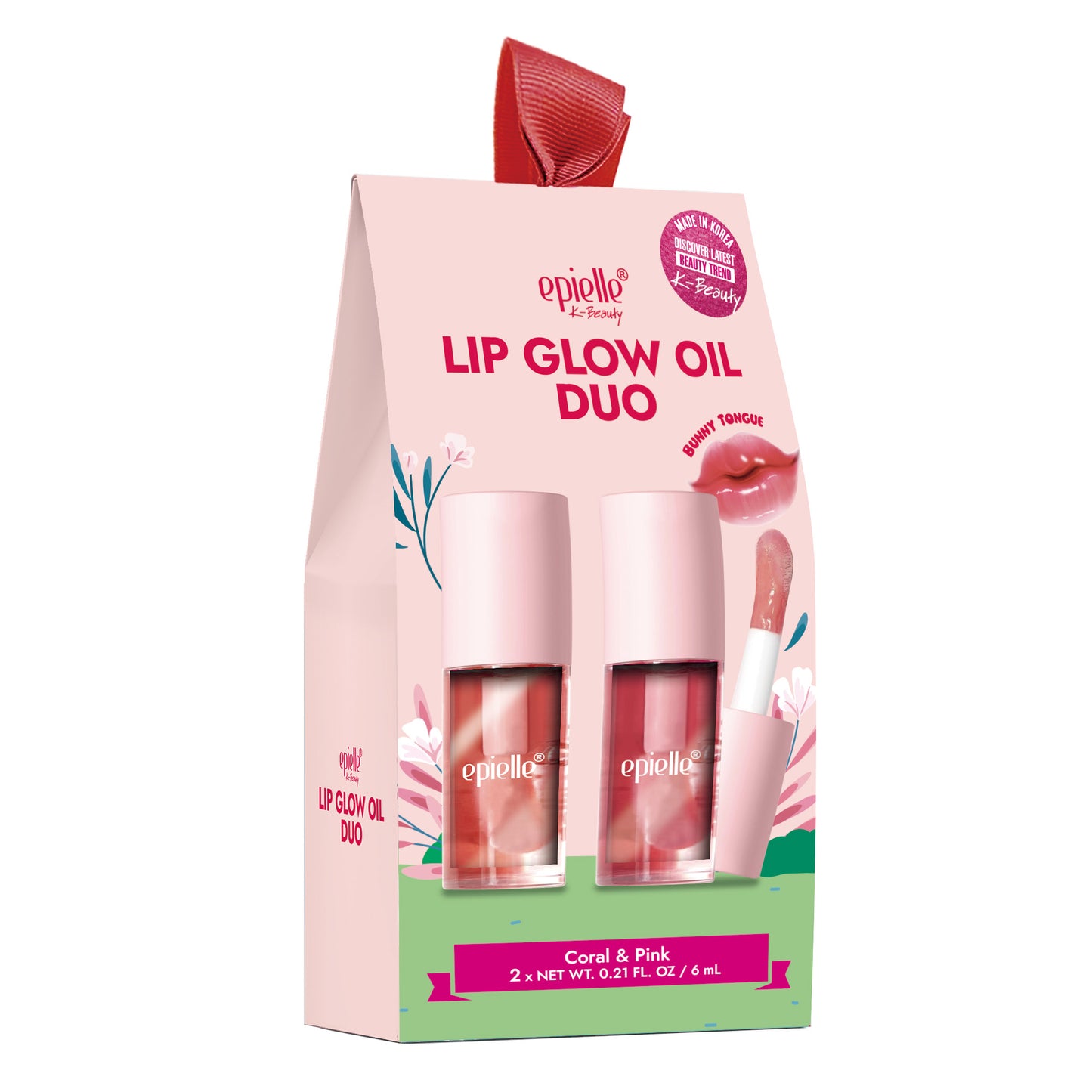 epielle Lip Glow Oil Duo 2pk