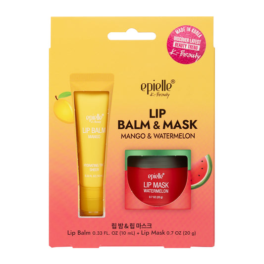 epielle Lip Balm & Mask Duo | Mango Balm & Watermelon Mask