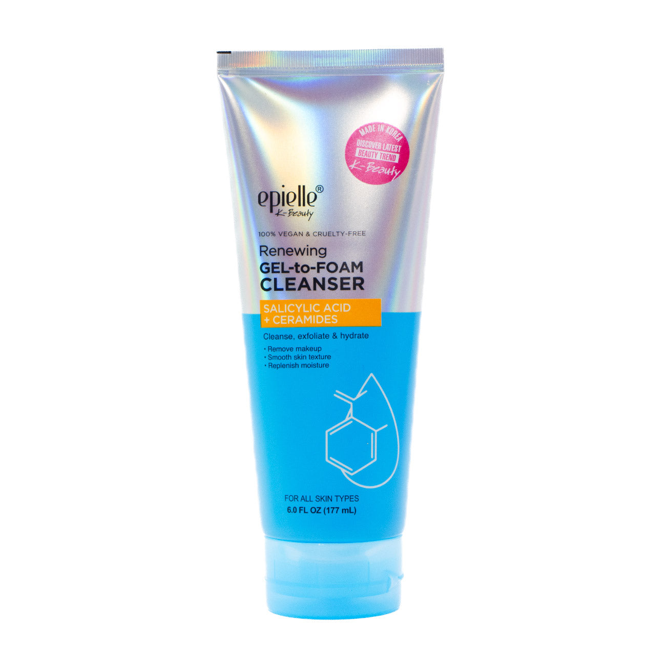 Epielle Renewing Gel to Foam Cleanser