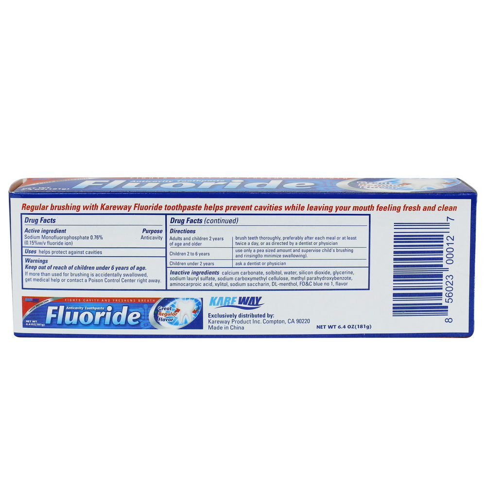 Pure-Aid Fresh Regular Flavor Fluoride Toothpaste