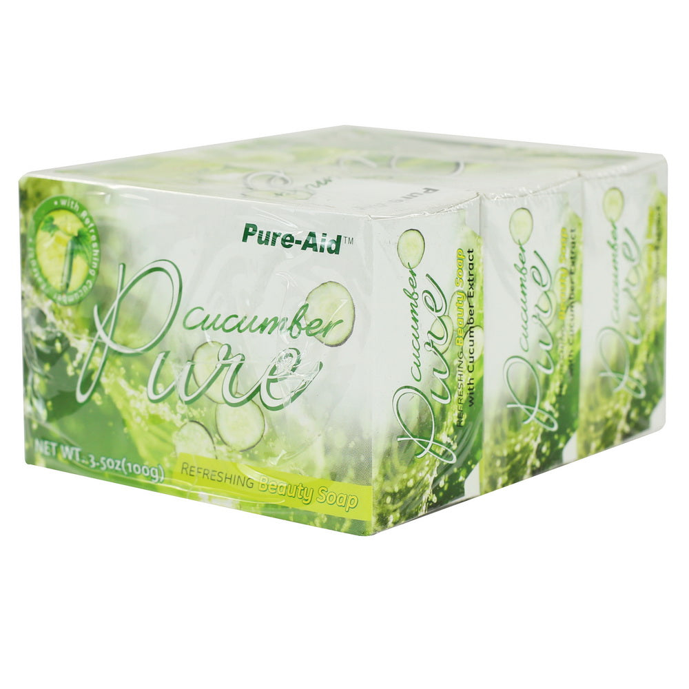Pure-Aid Pure Cucumber Soap | 3ct