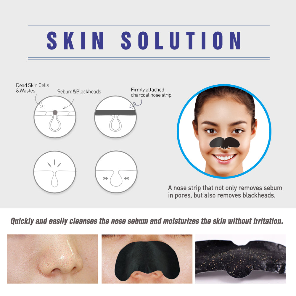 epielle Deep Cleansing Charcoal Nose Strips | 18ct