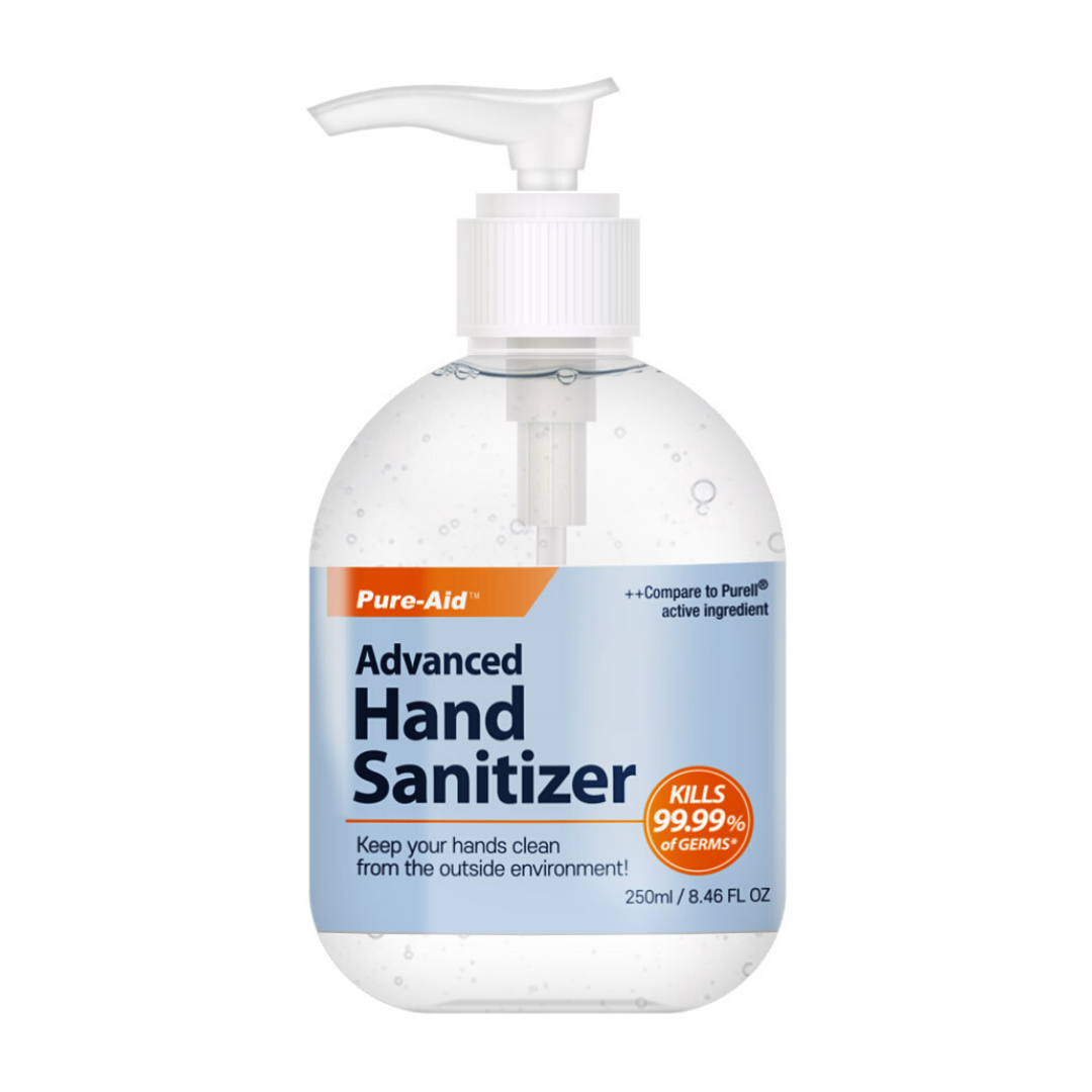 Pure-Aid Advanced Hand Sanitizer with Pump | 8oz