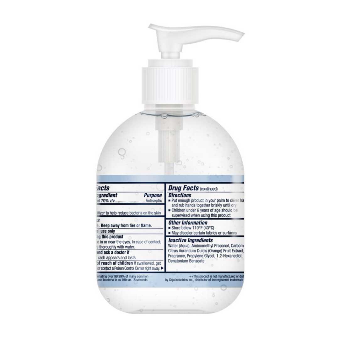 Pure-Aid Advanced Hand Sanitizer with Pump | 8oz