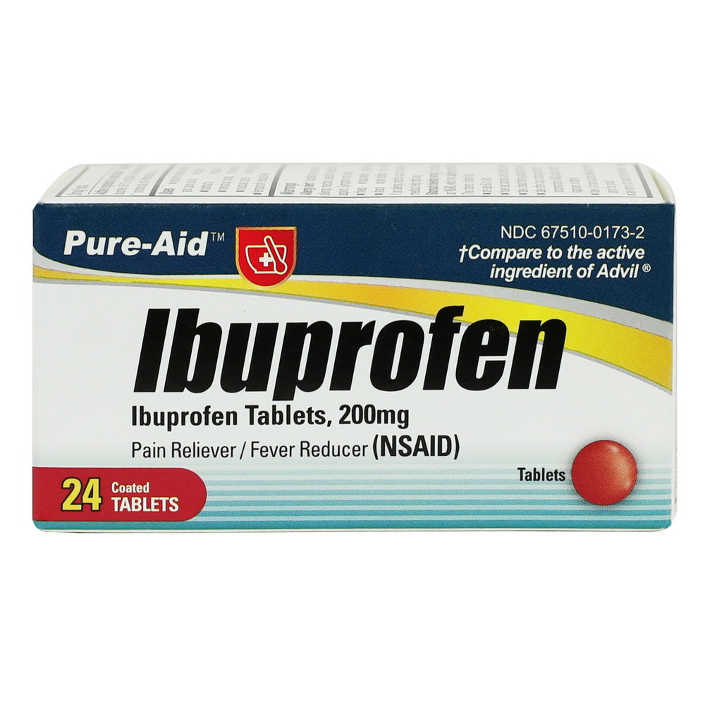 Pure-Aid Ibuprofen Tablet | 24ct