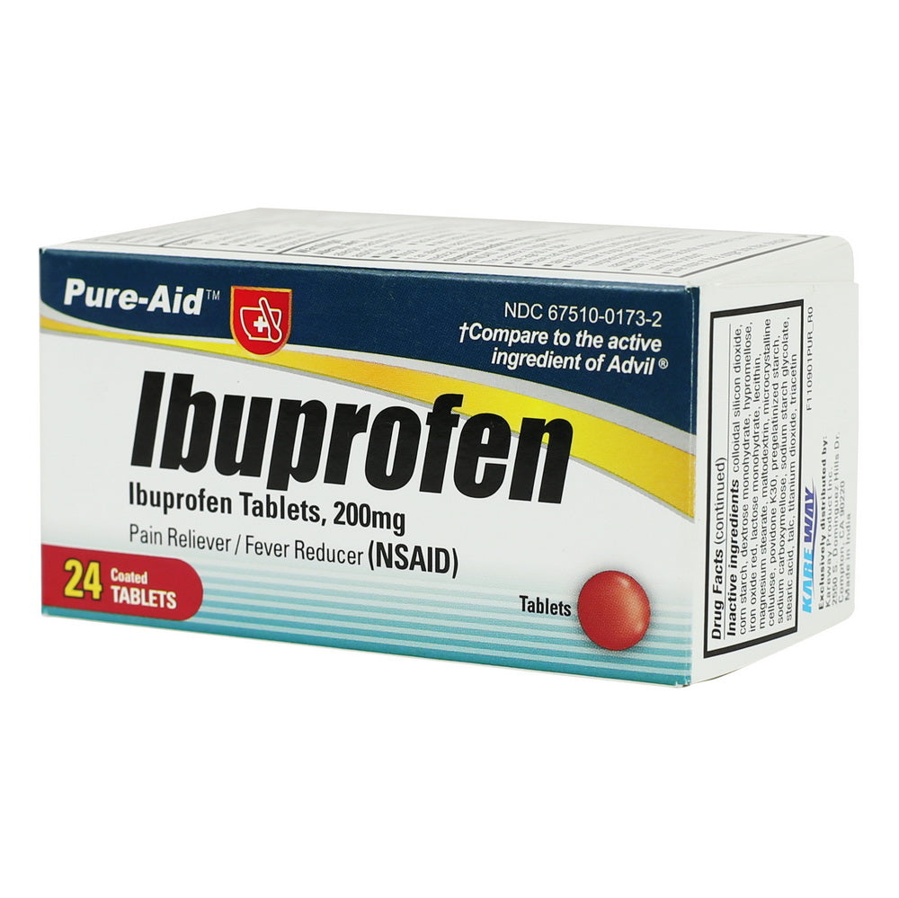 Pure-Aid Ibuprofen Tablet | 24ct