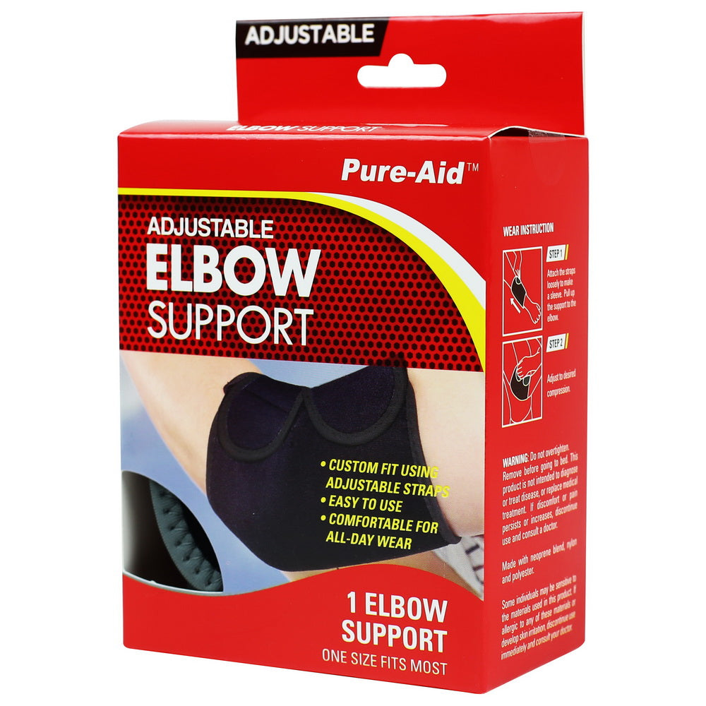 Pure-Aid Adjustable Elbow Support