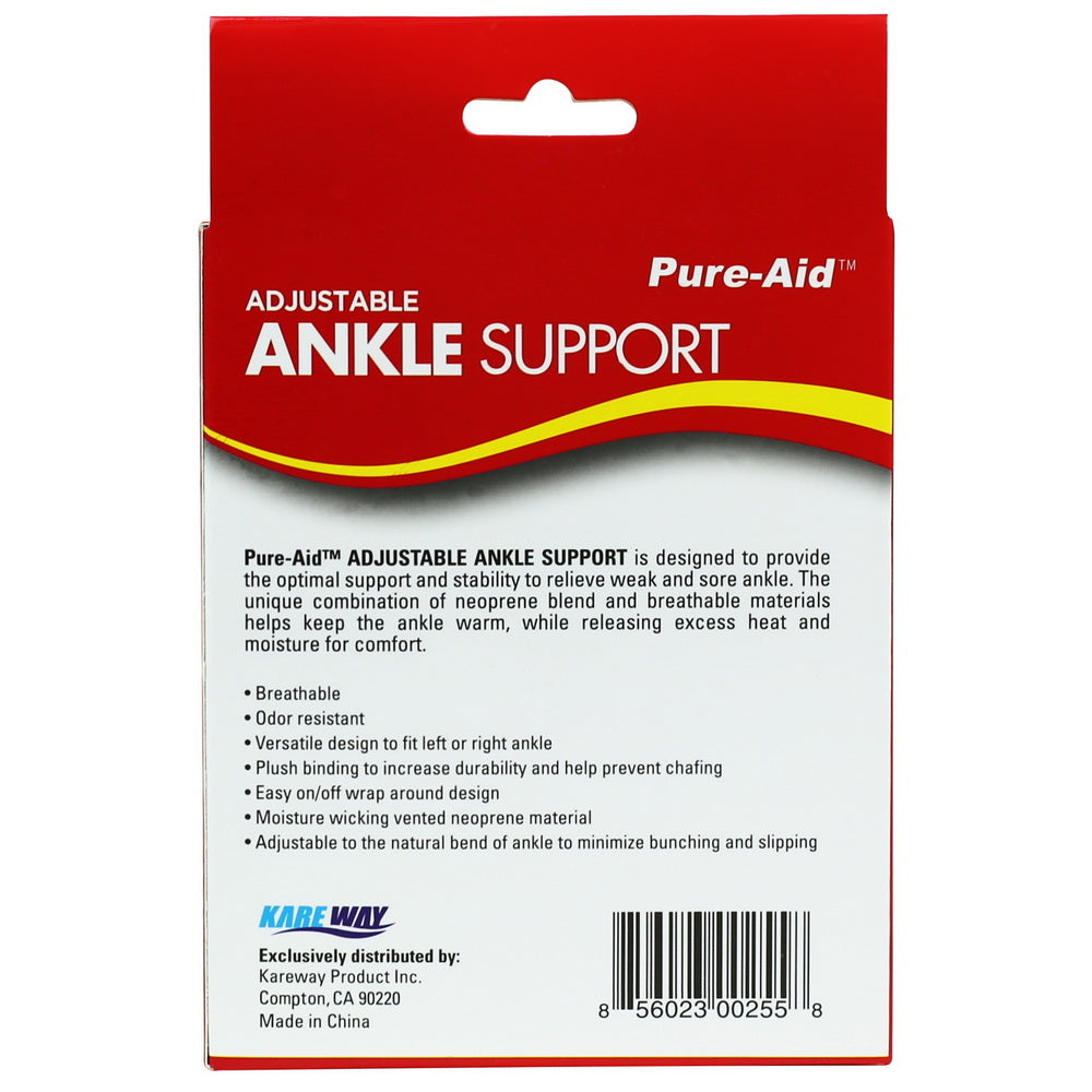Pure-Aid Adjustable Ankle Support