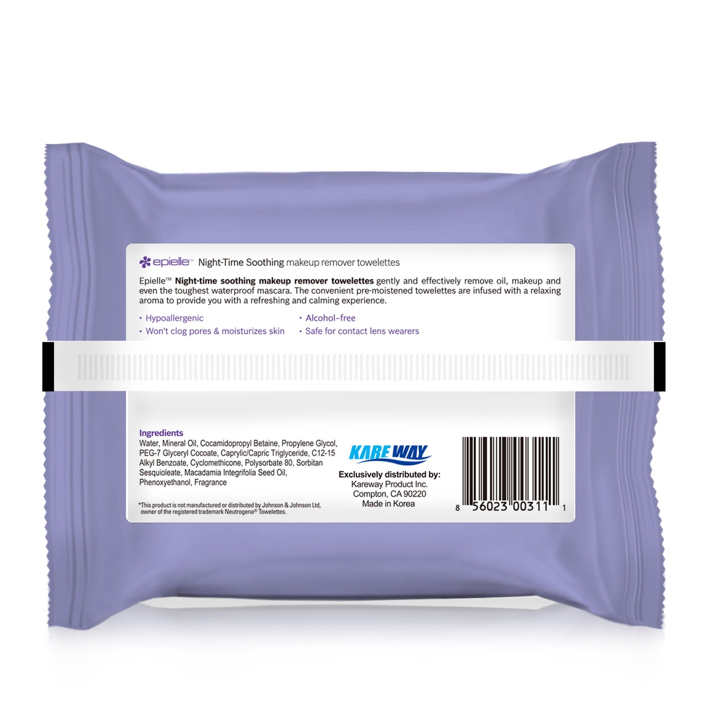 epielle Night-Time Soothing Makeup Remover Cleansing Tissues | 30ct