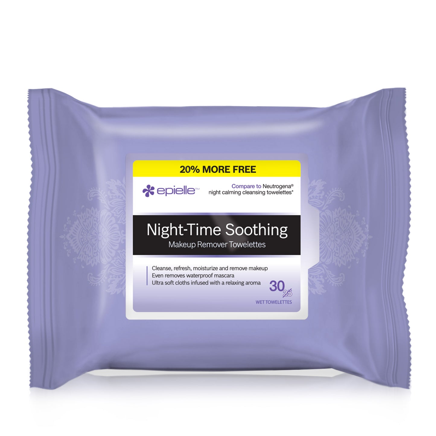 epielle Night-Time Soothing Makeup Remover Cleansing Tissues | 30ct