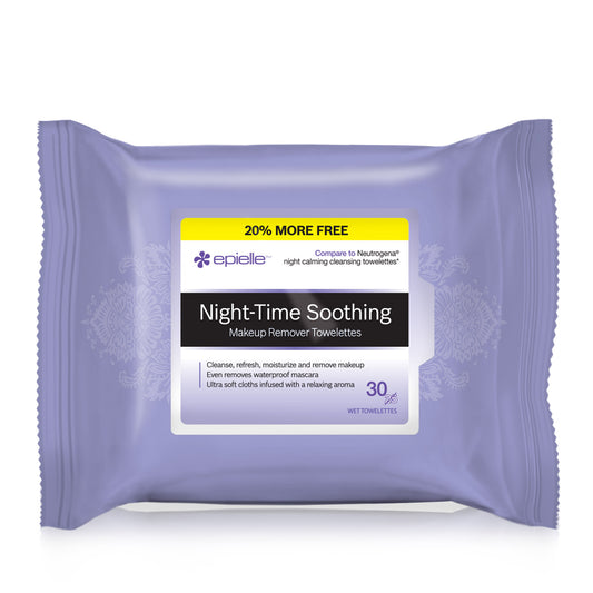 epielle Night-Time Soothing Makeup Remover Cleansing Tissues | 30ct