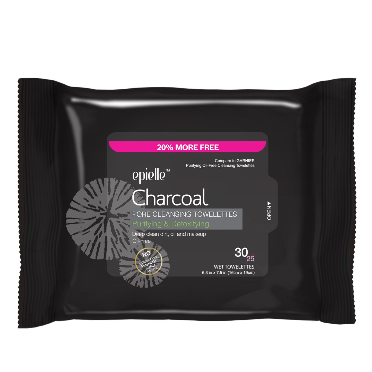 epielle Charcoal Pore Cleansing Tissues | 30ct
