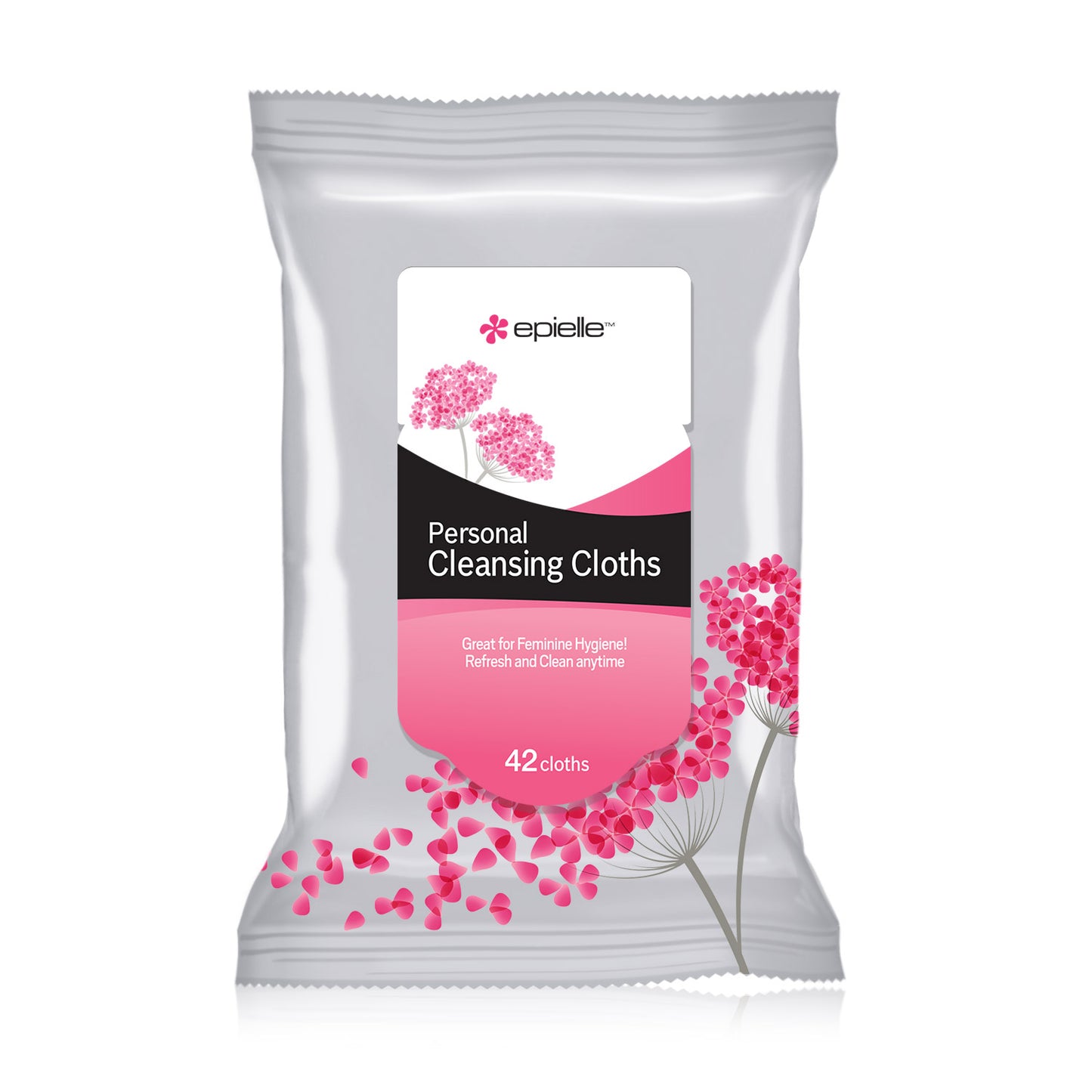 epielle Personal Cleansing Wipes | Feminine Hygiene Wipes | 42 Sheets