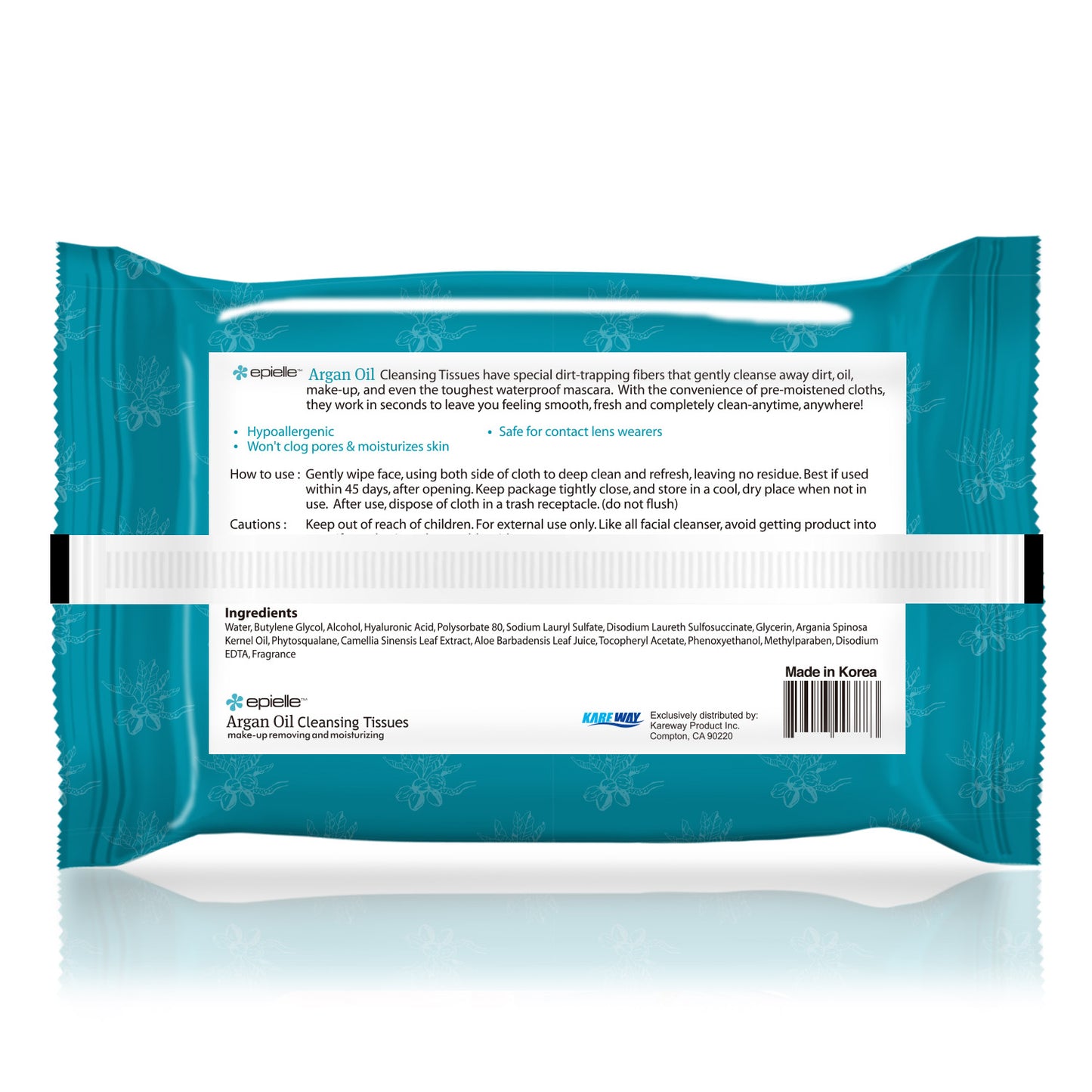 epielle Argan Oil Facial Cleansing Tissues | 60ct