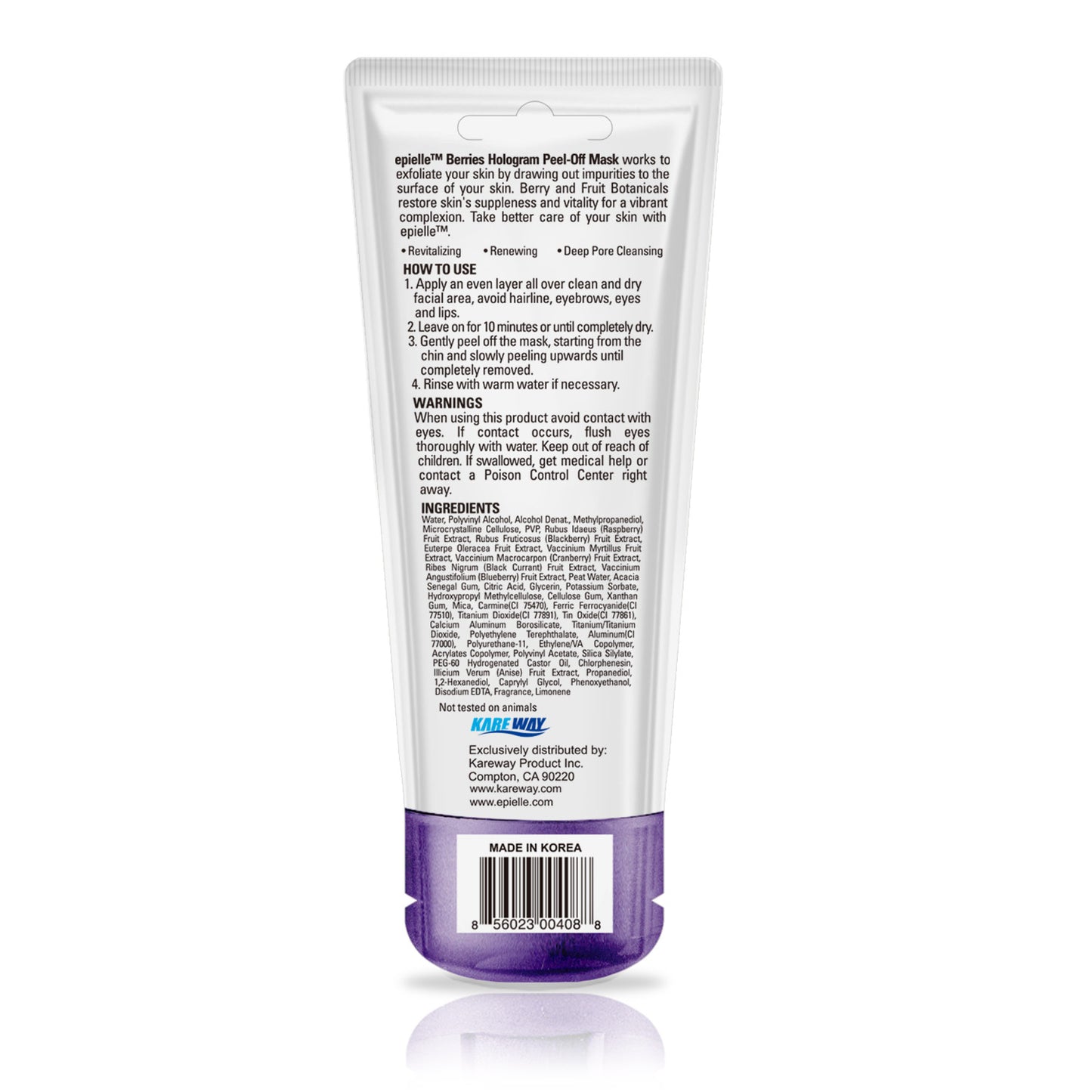 epielle Assorted Hologram Peel-off Masks | 4pk