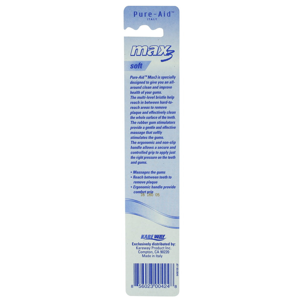 Pure-Aid Max3 Toothbrush (Soft)