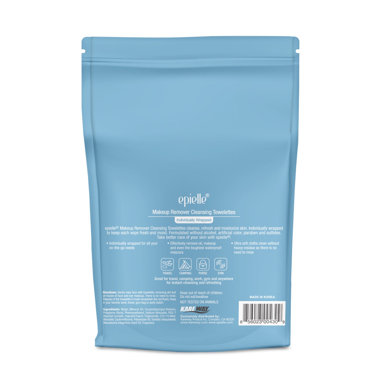 epielle Makeup Remover Cleansing Towelettes | 15 ct
