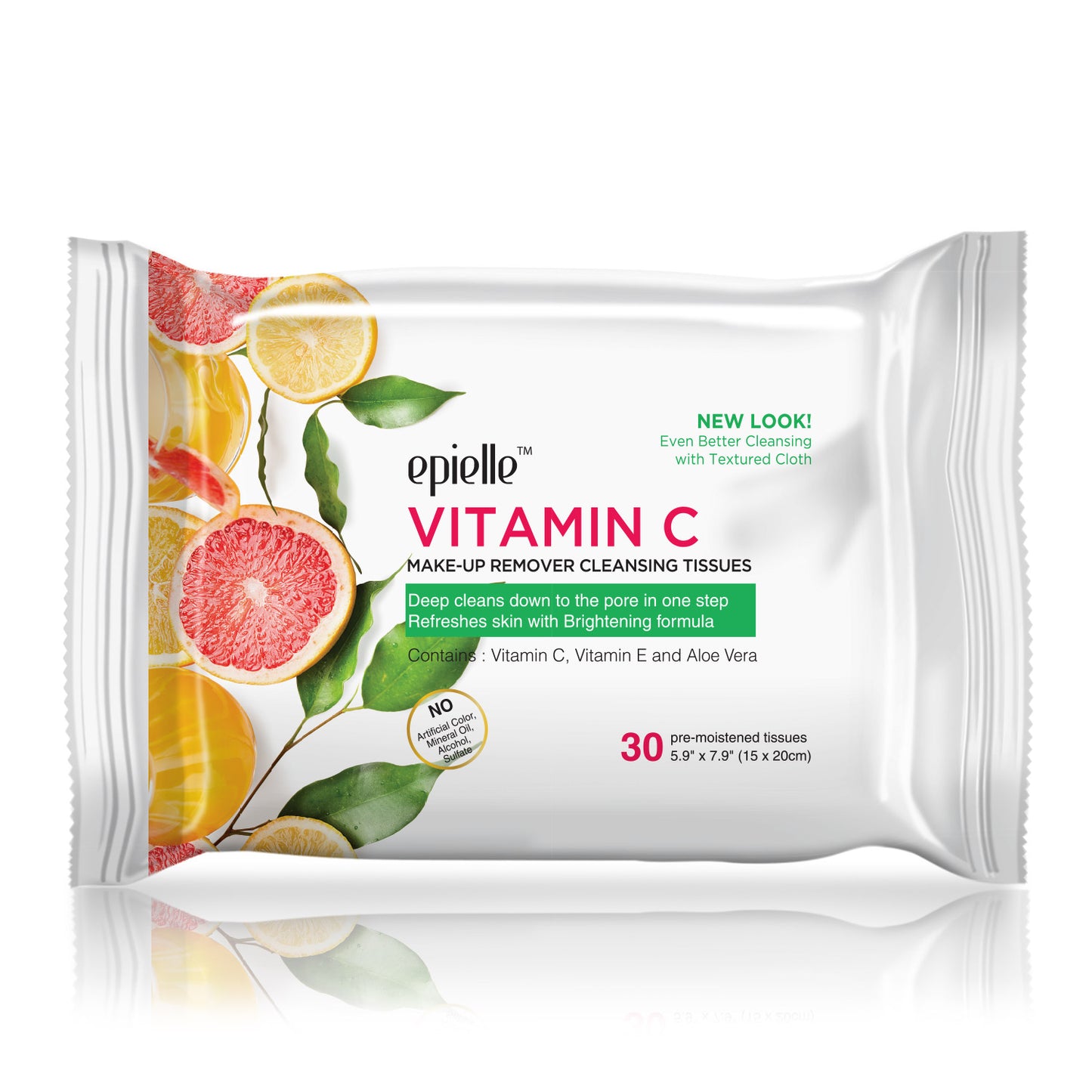 epielle Vitamin C Make-up Removing Cleansing Tissues | 30ct