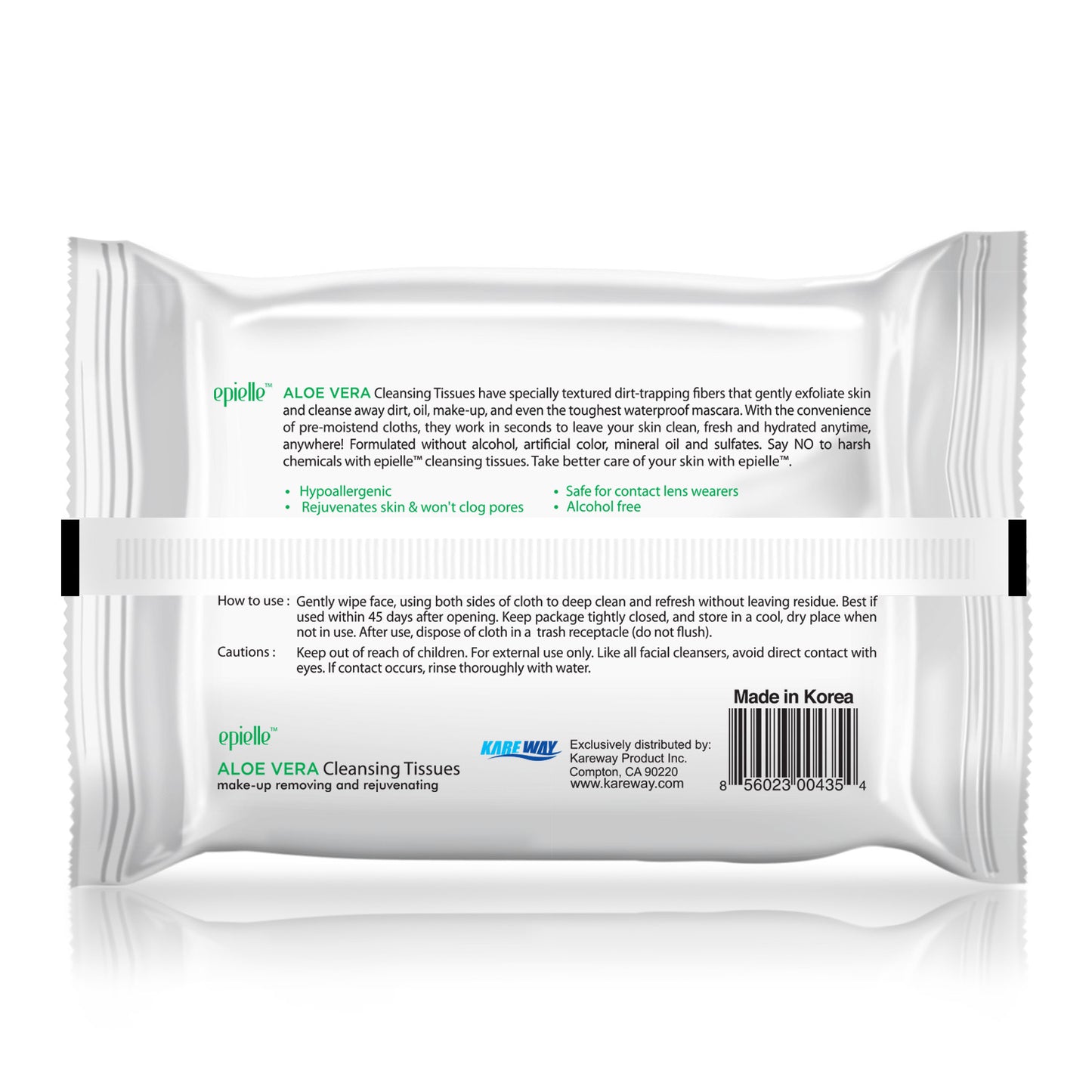 epielle Aloe Vera Make-up Removing Cleansing Tissues | 30ct