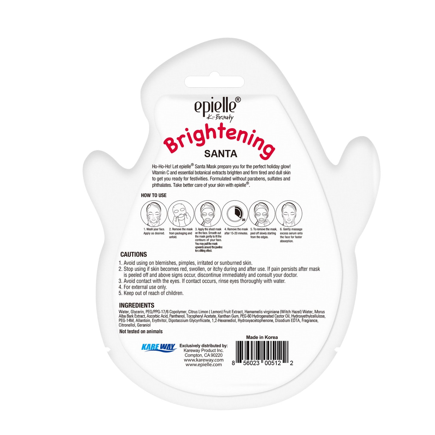 epielle Brightening Santa Character Mask