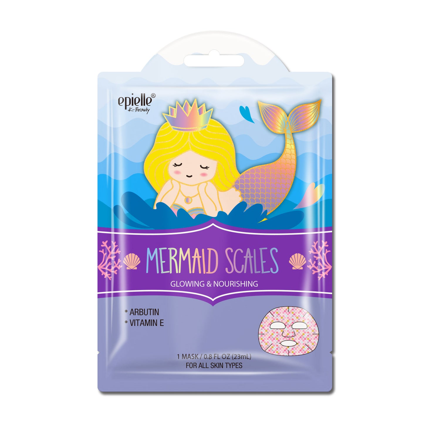 epielle Marine Mermaid Scales Character Sheet Mask