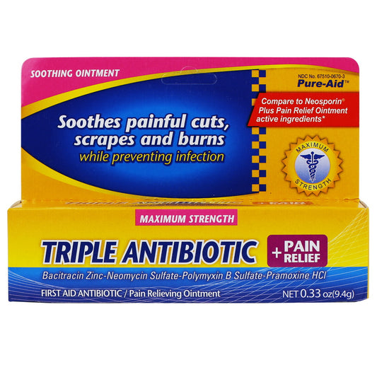 Pure-Aid Triple Antibiotic Pain Relief Ointment