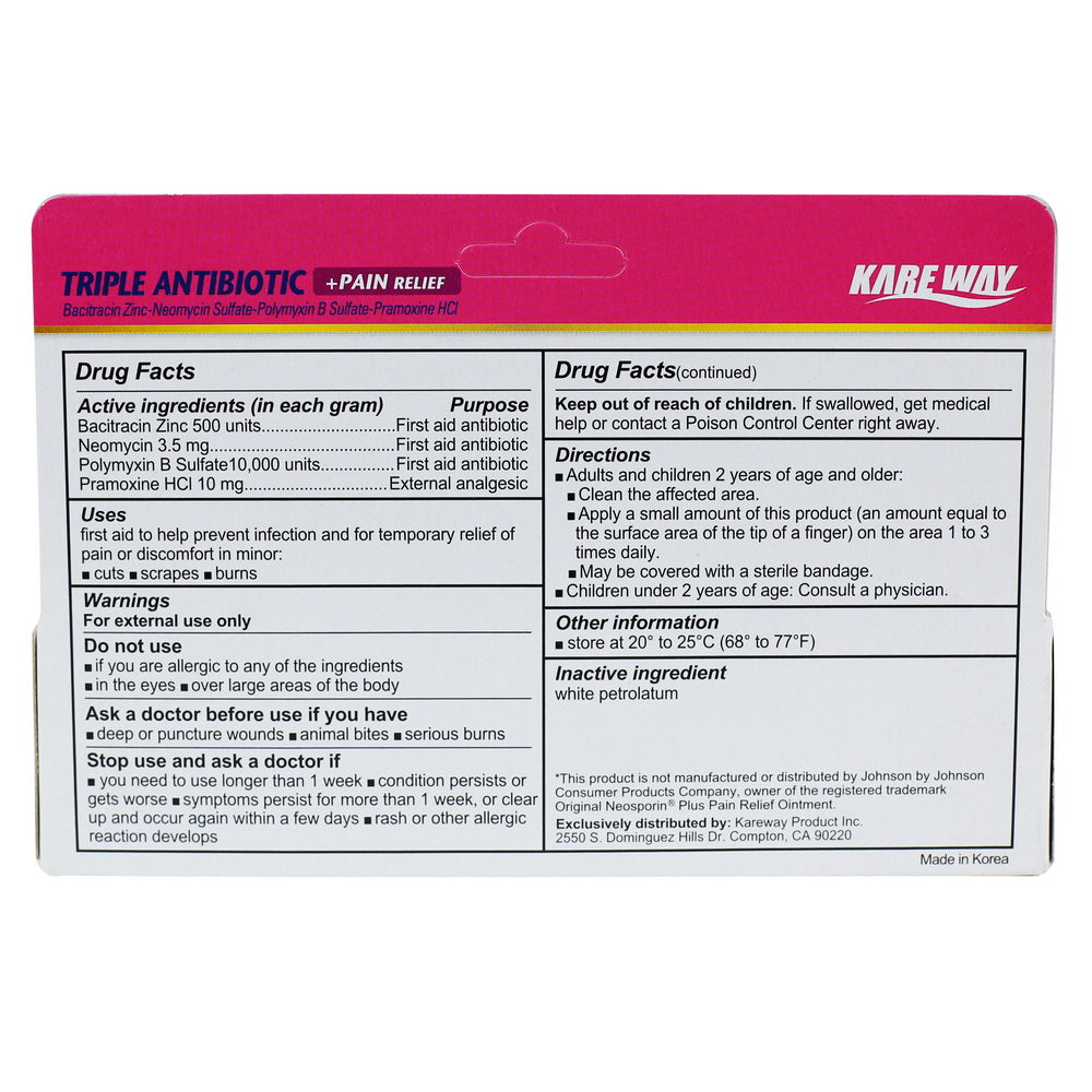 Pure-Aid Triple Antibiotic Pain Relief Ointment