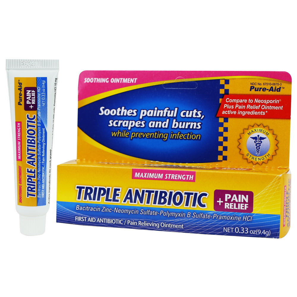 Pure-Aid Triple Antibiotic Pain Relief Ointment