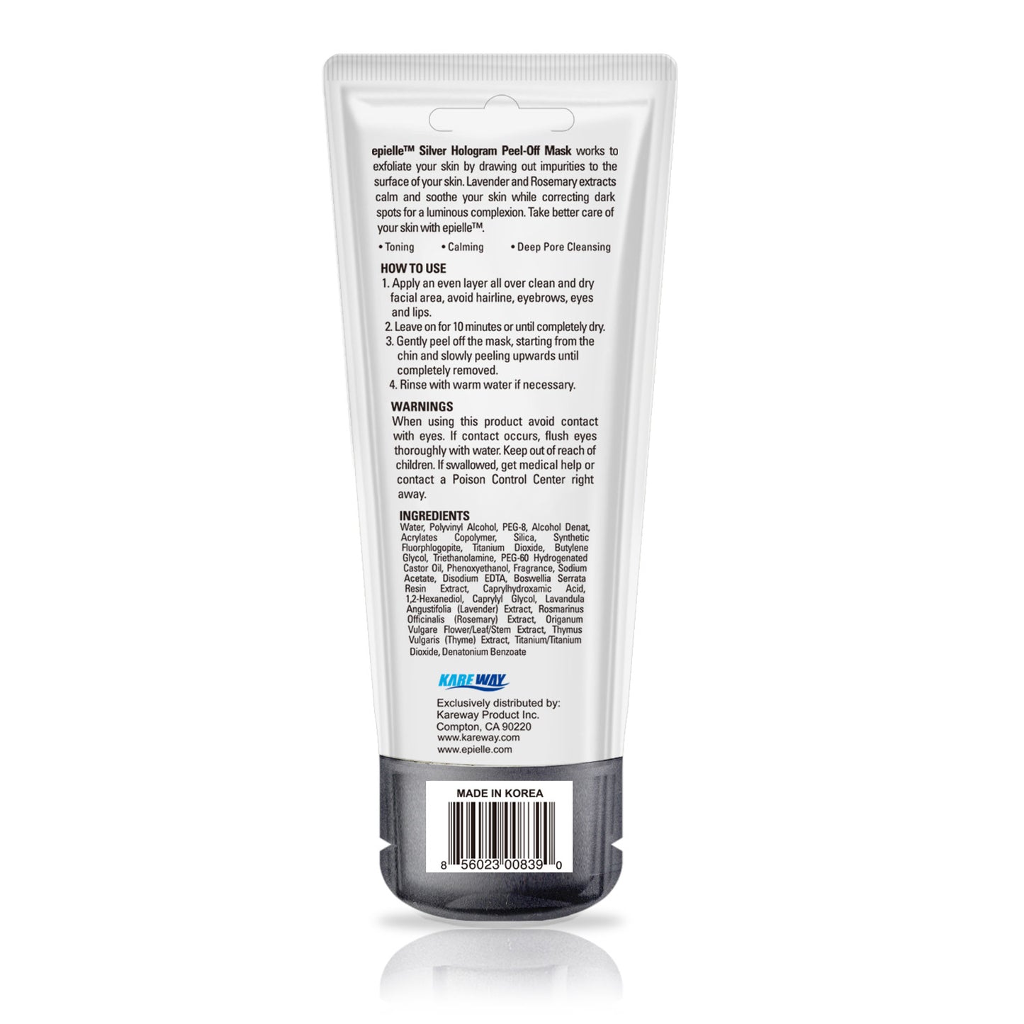 epielle Assorted Hologram Peel-off Masks | 4pk
