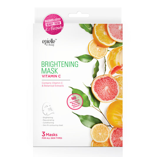 epielle Vitamin C Brightening Facial Mask | 3ct