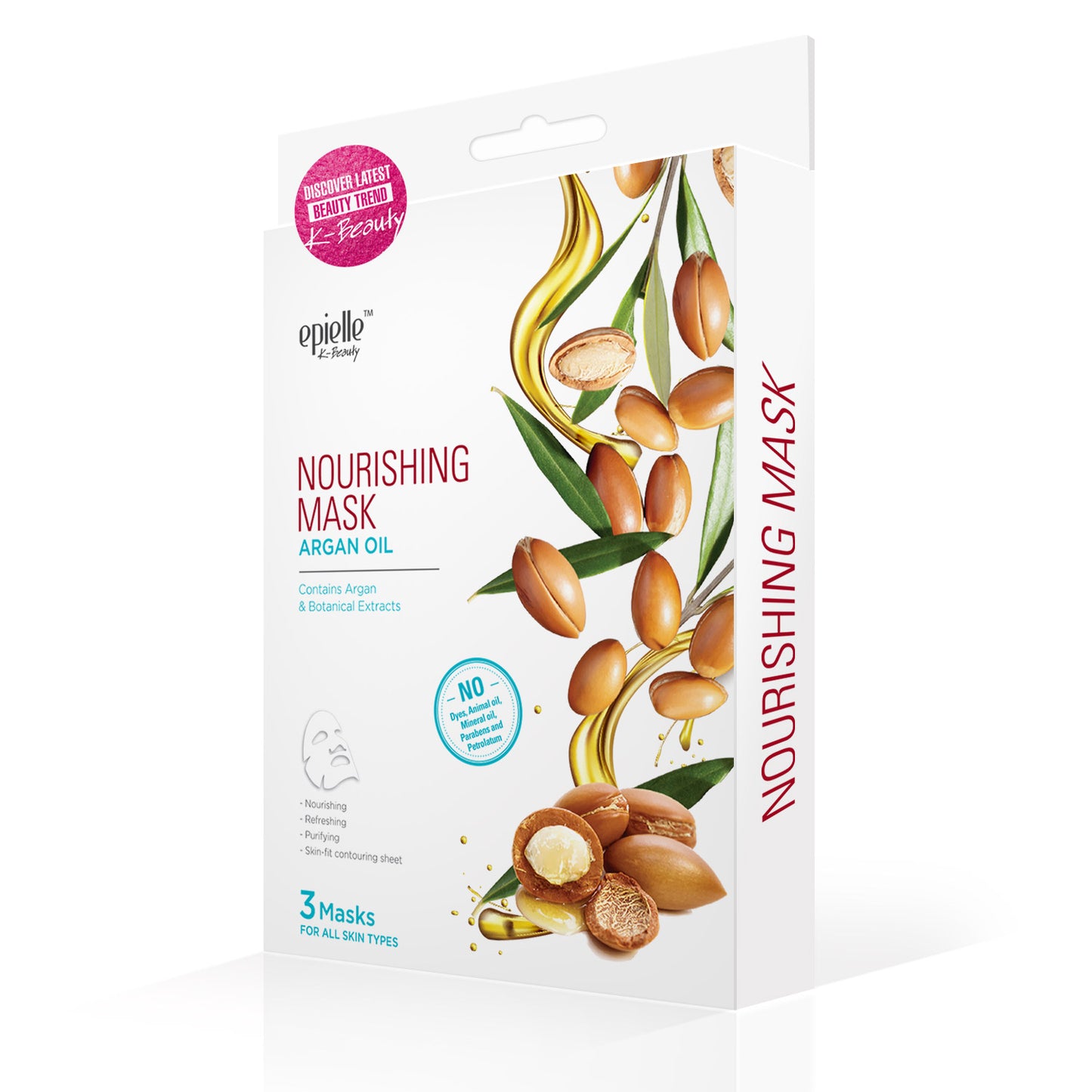 epielle Argan Oil Nourishing Mask | 3ct