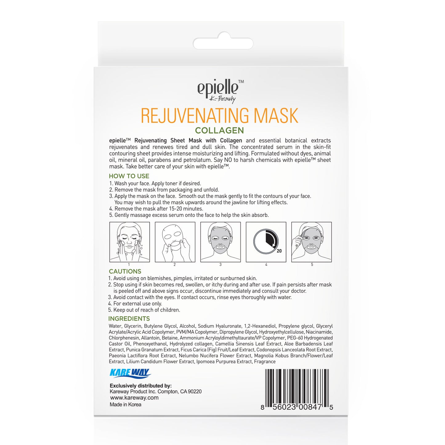 epielle Collagen Rejuvenating Mask | 3ct