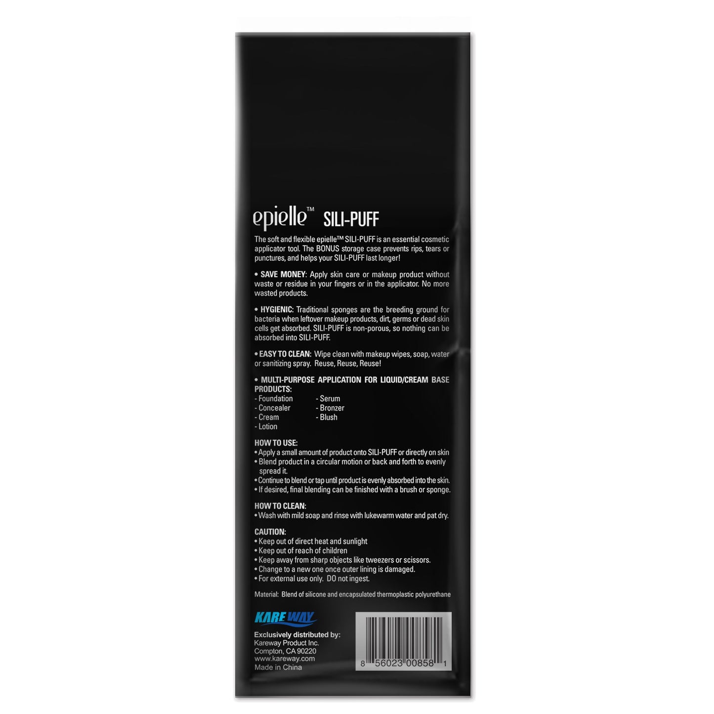 epielle Sili Puff Professional Applicator