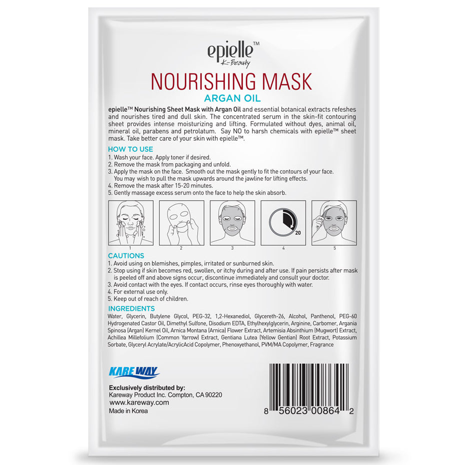 epielle Argan Oil Nourishing Mask | 3ct