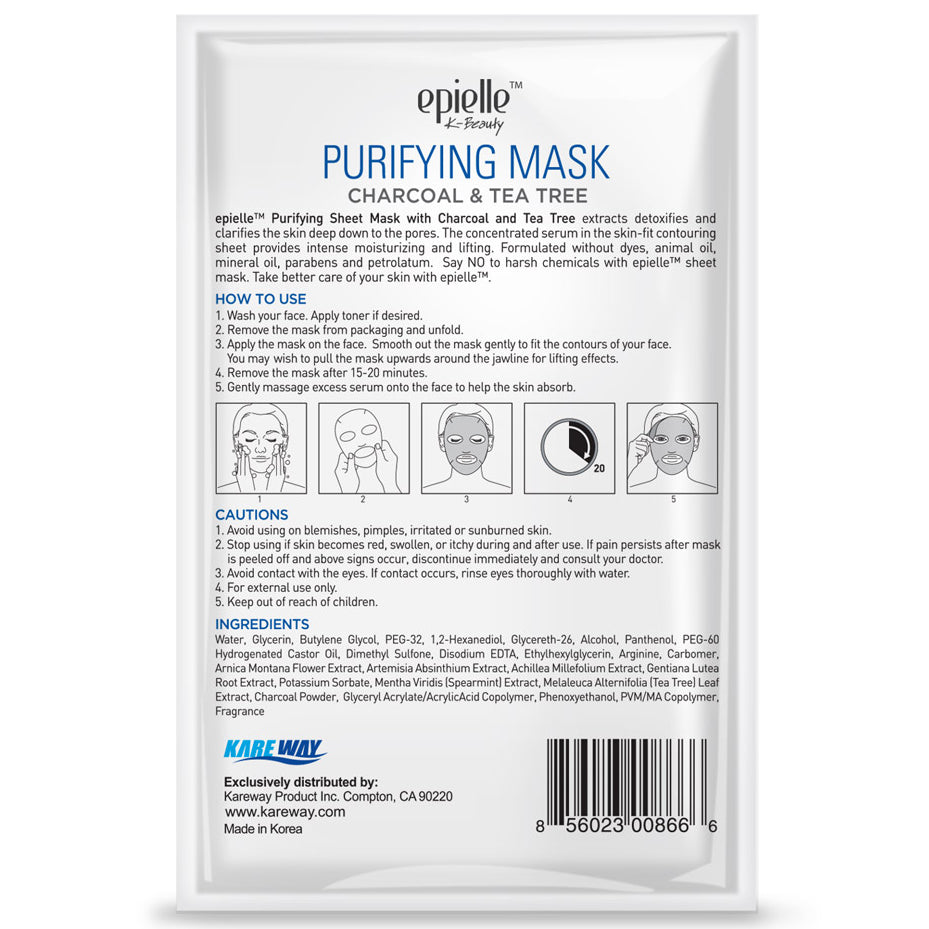 epielle Charcoal & Tea Tree Purifying Mask