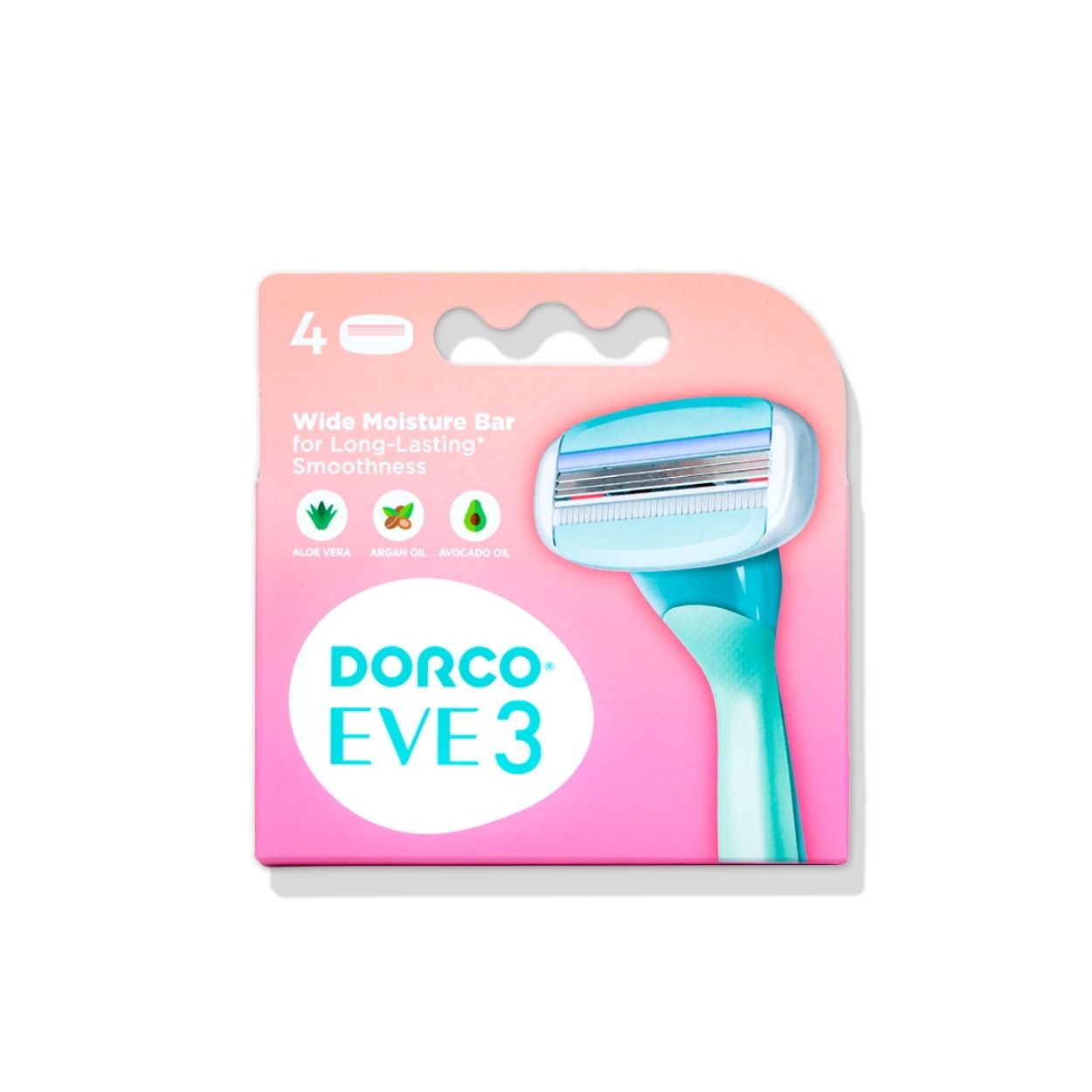 Dorco EVE 3 Razor Cartridges | 4 Refills