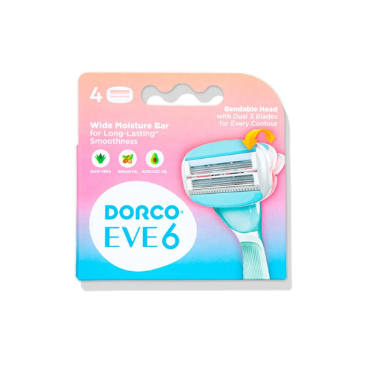 Dorco EVE 6 Razor Cartridges | 4 Refills