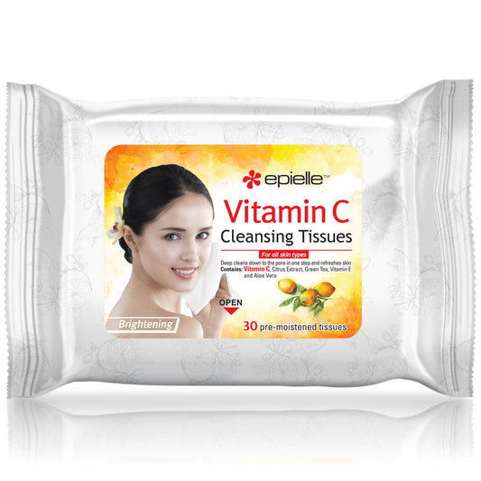 epielle Vitamin C Facial Cleansing Tissues | 30ct