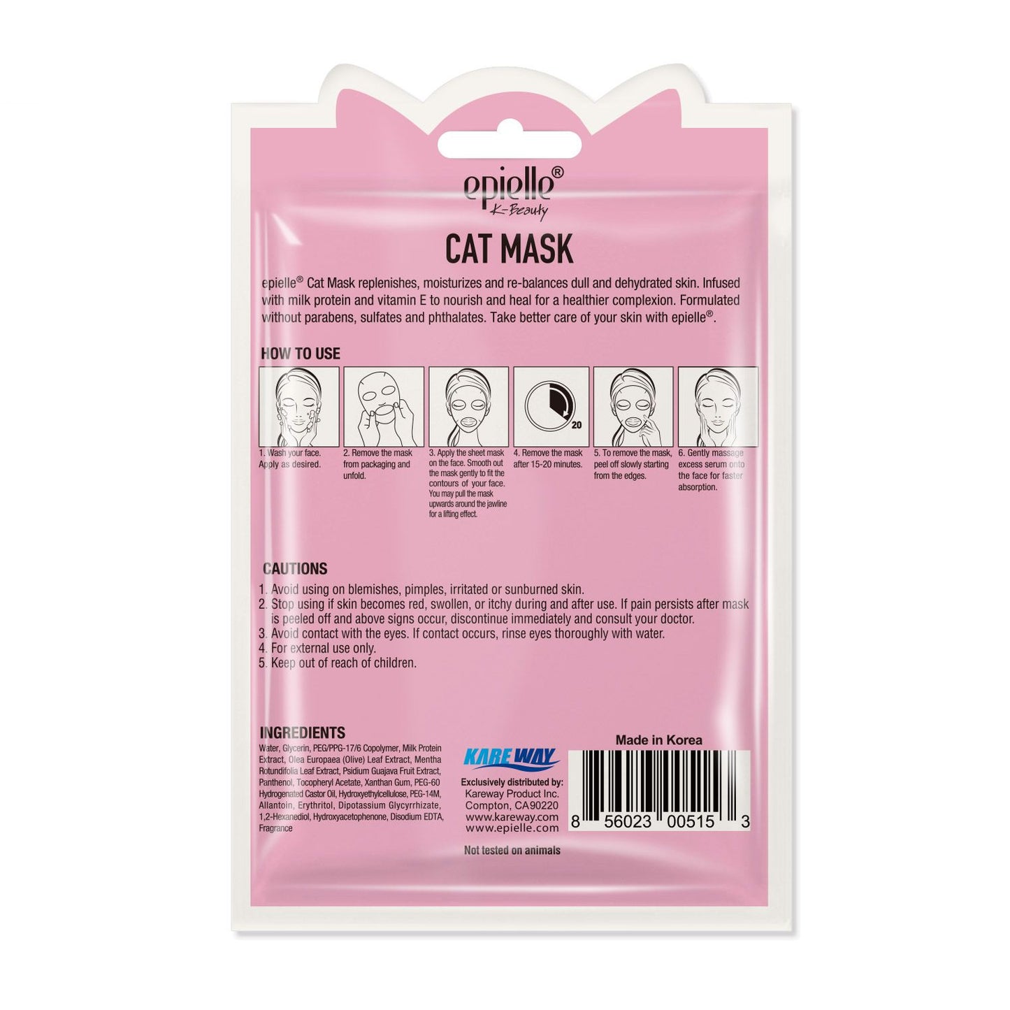 epielle Cat Character Mask