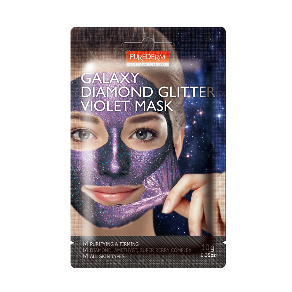 Purederm Galaxy Diamond Glitter Violet Mask