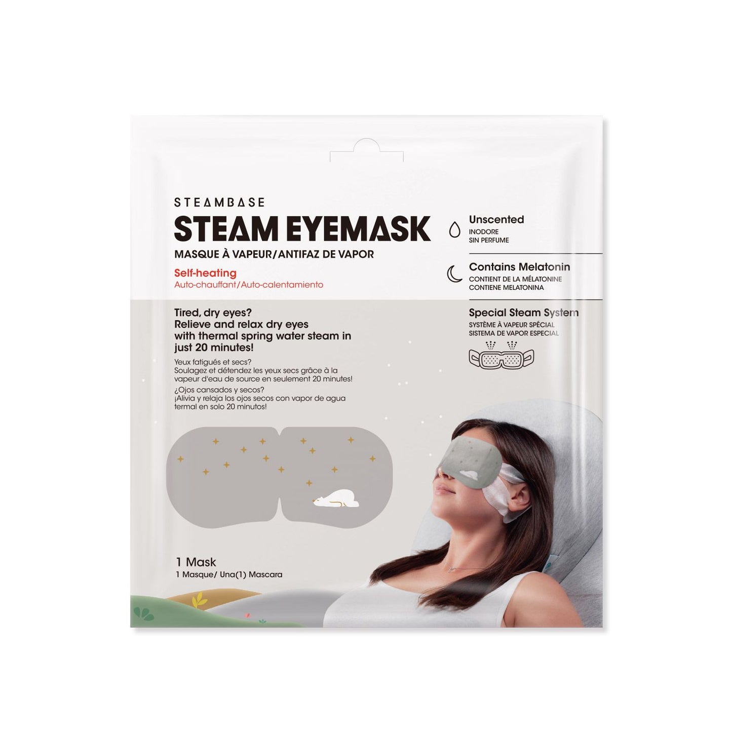 Steambase Unscented Steam Eye Mask