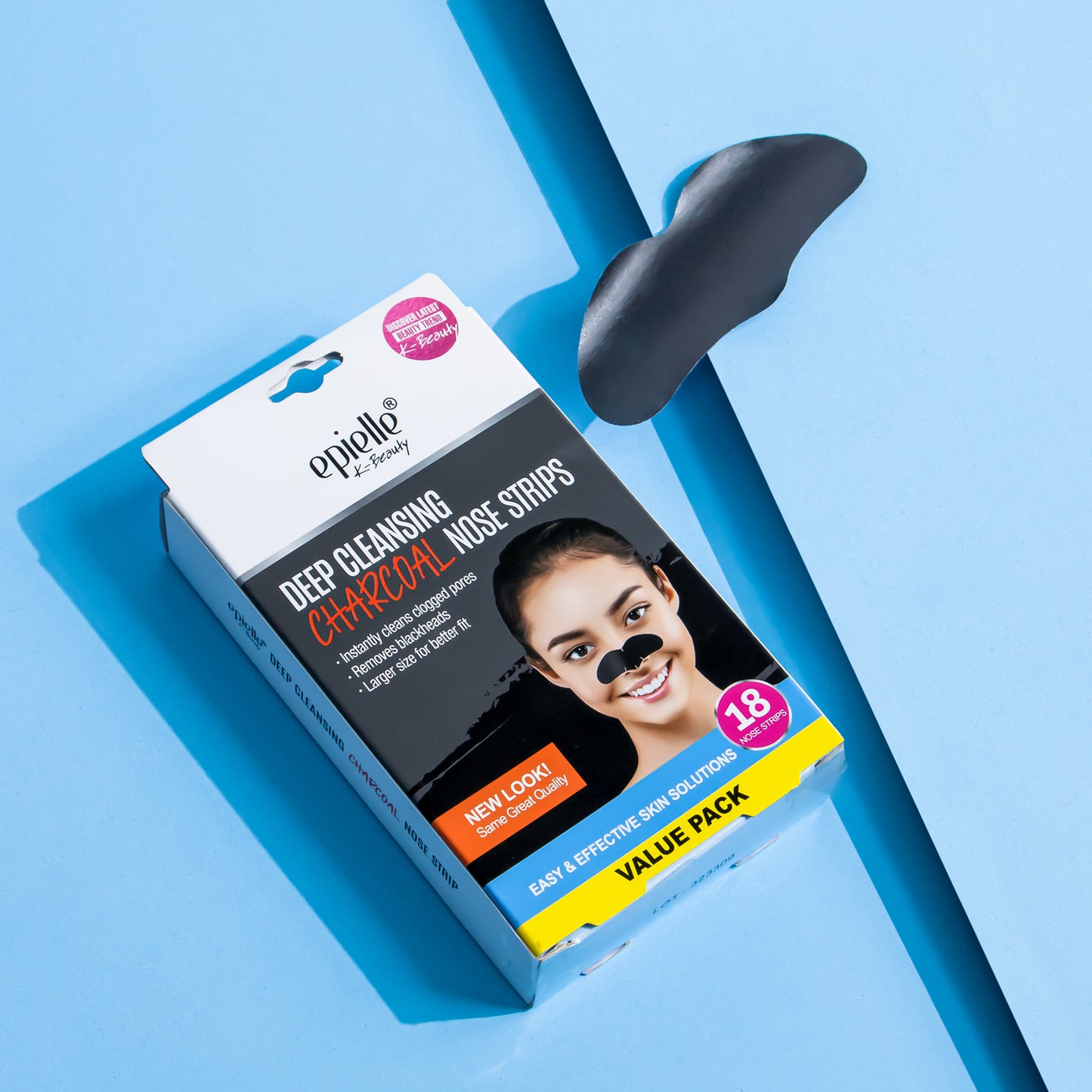 epielle Deep Cleansing Charcoal Nose Strips | 18ct