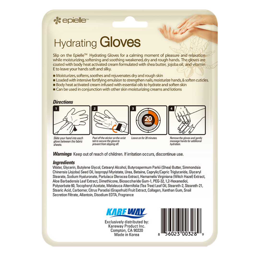epielle Shea Butter, Jojoba & Vitamin E Hydrating Gloves