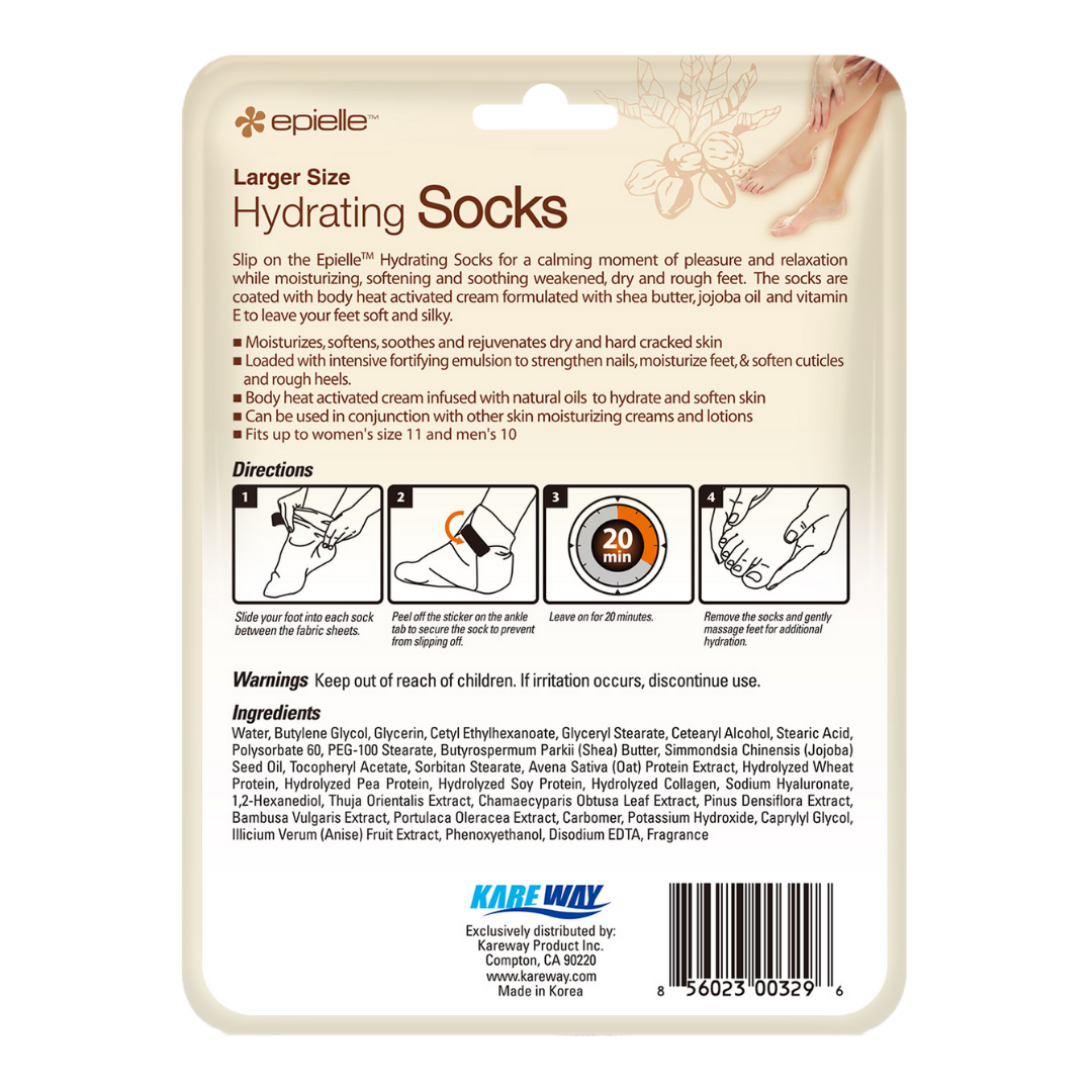 epielle Shea Butter, Jojoba & Vitamin E Hydrating Socks