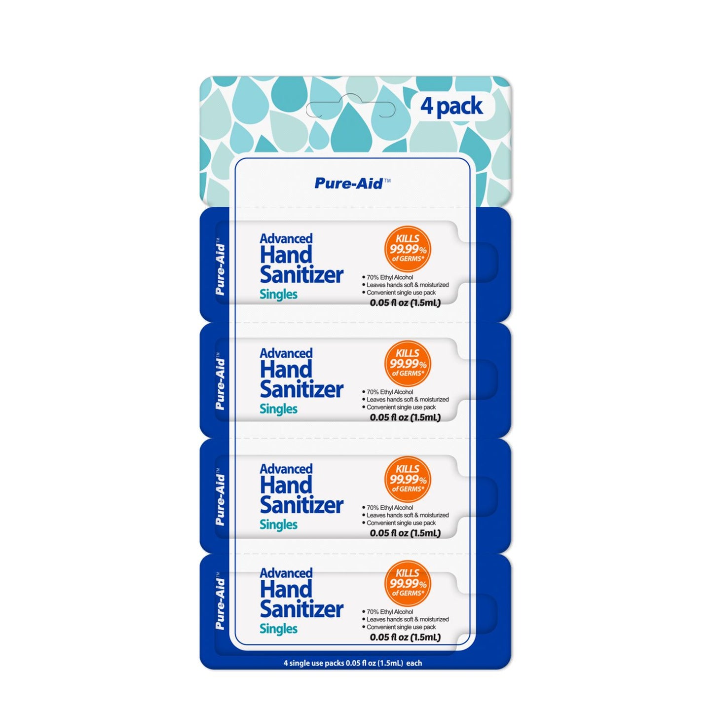 Single Hand Sanitizers | 4 packs of 10