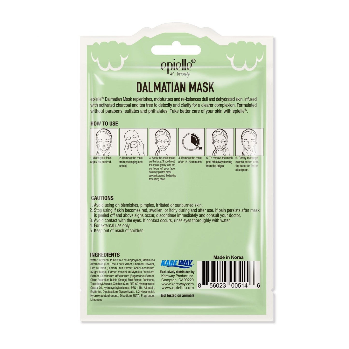 epielle Dalmatian Character Sheet Mask